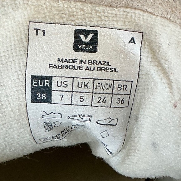 Veja Women's Rio Branco Alveomesh Suede Sneakers Size 7 US Casual Retro Shoes - Picture 5 of 11